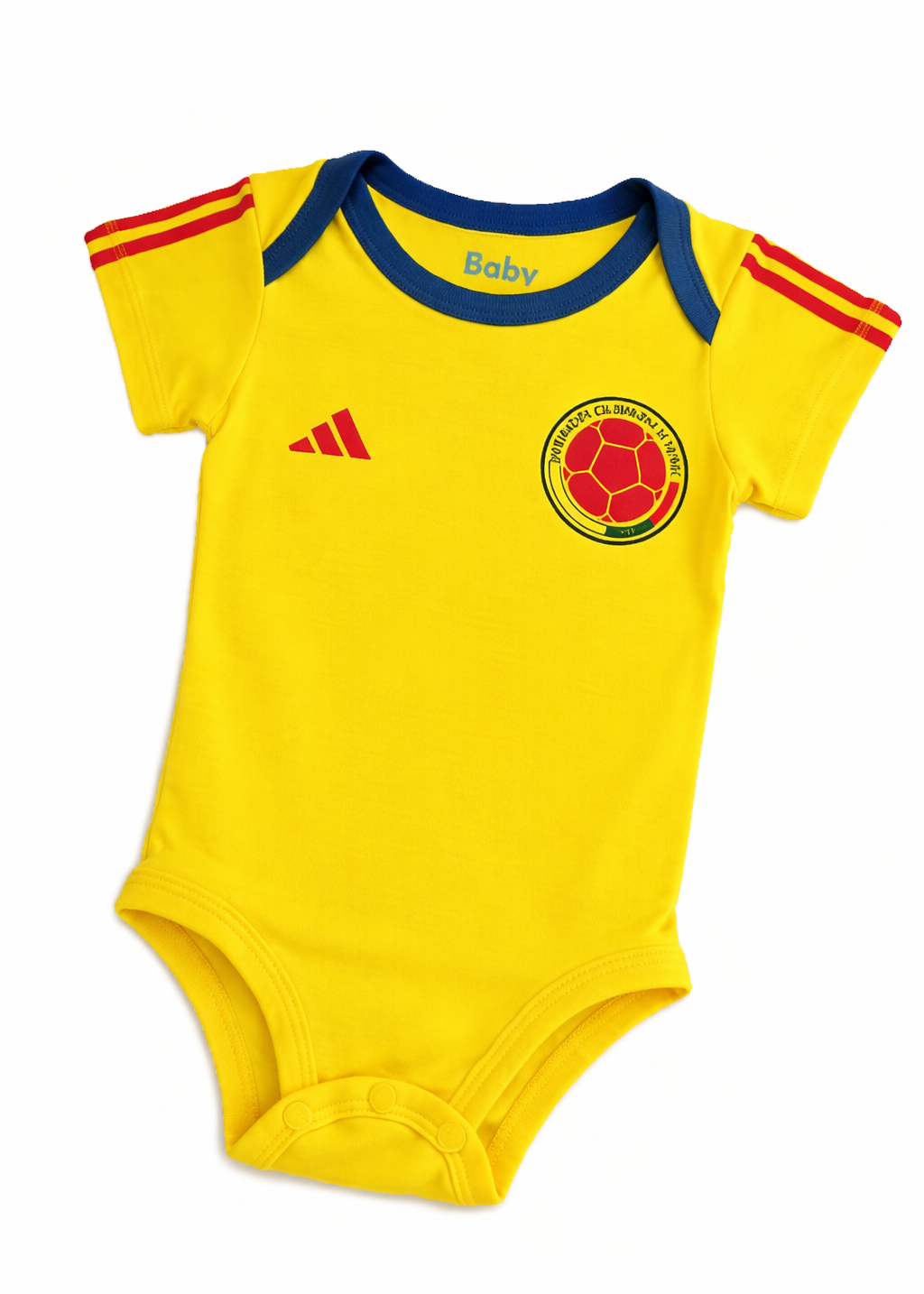 Mameluco Selección Colombia Amarillo Bebé Unisex – Manga Corta
