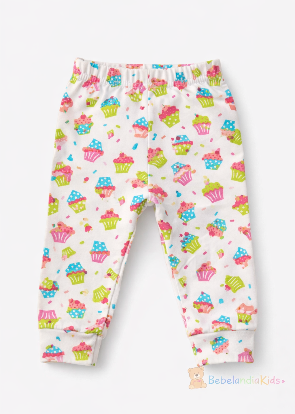 Pantalón de Algodón Cupcakes para Bebé Niña | Colorido y Cómodo