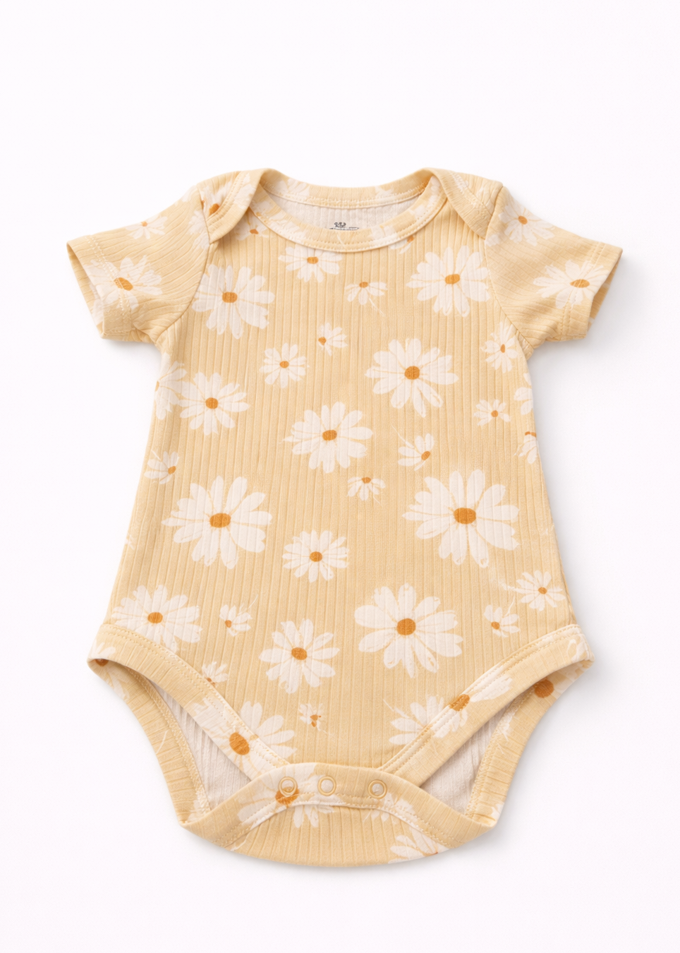 Mameluco/ Body Manga Corta para Bebé Niña | Algodón Estampado Floral