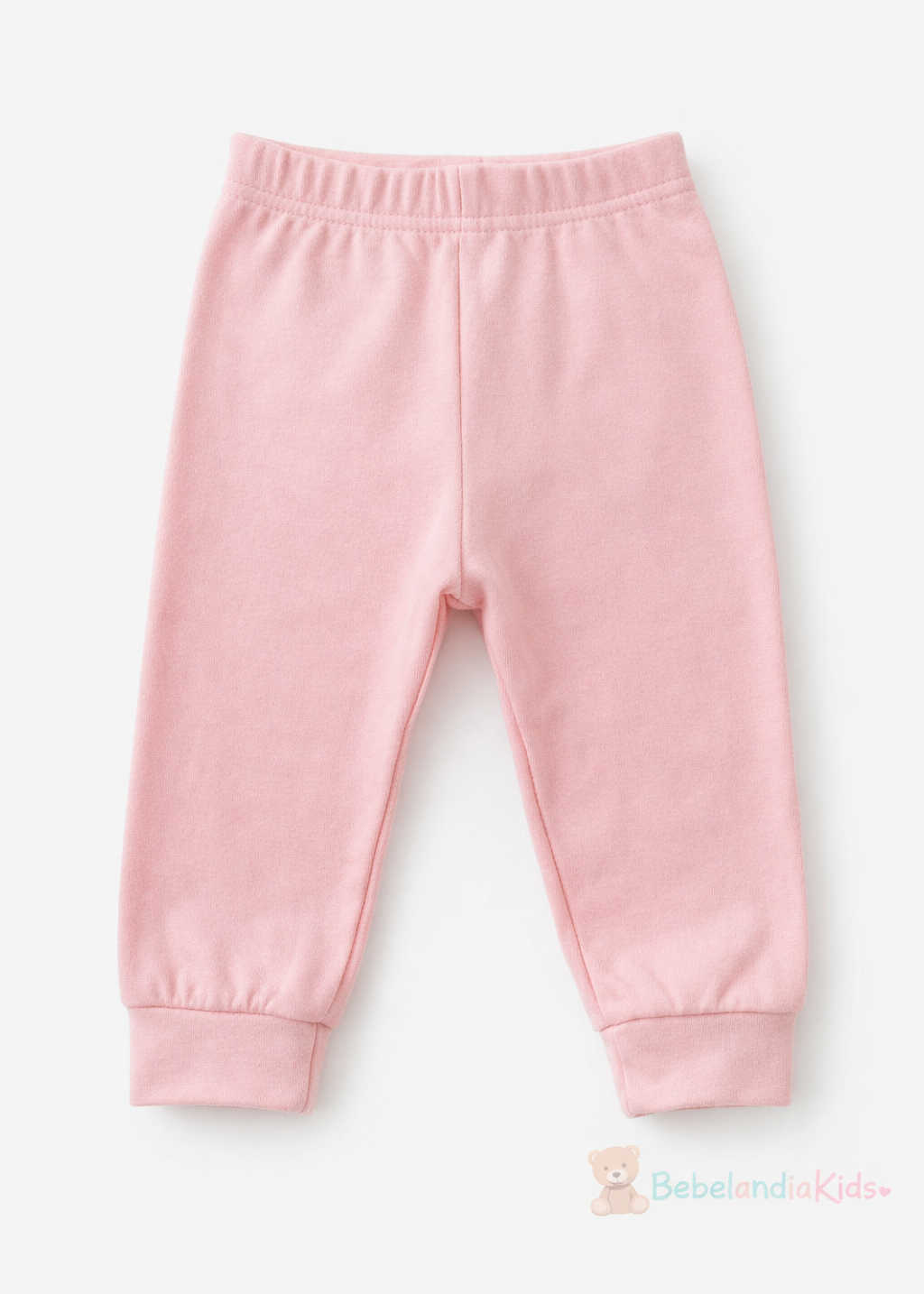 Pantalón de Algodón Rosa Melón para Bebé Niña (Luvable)