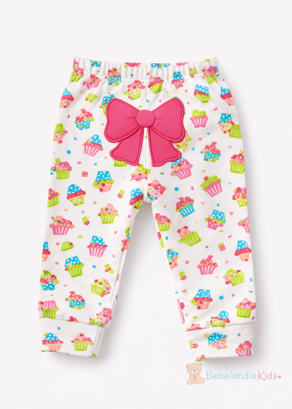 Pantalón de Algodón Cupcakes para Bebé Niña | Colorido y Cómodo