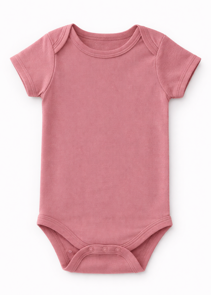 Kit de Mamelucos Manga Corta para Bebé Niña – 5 Piezas (3-6M y 6-9M)