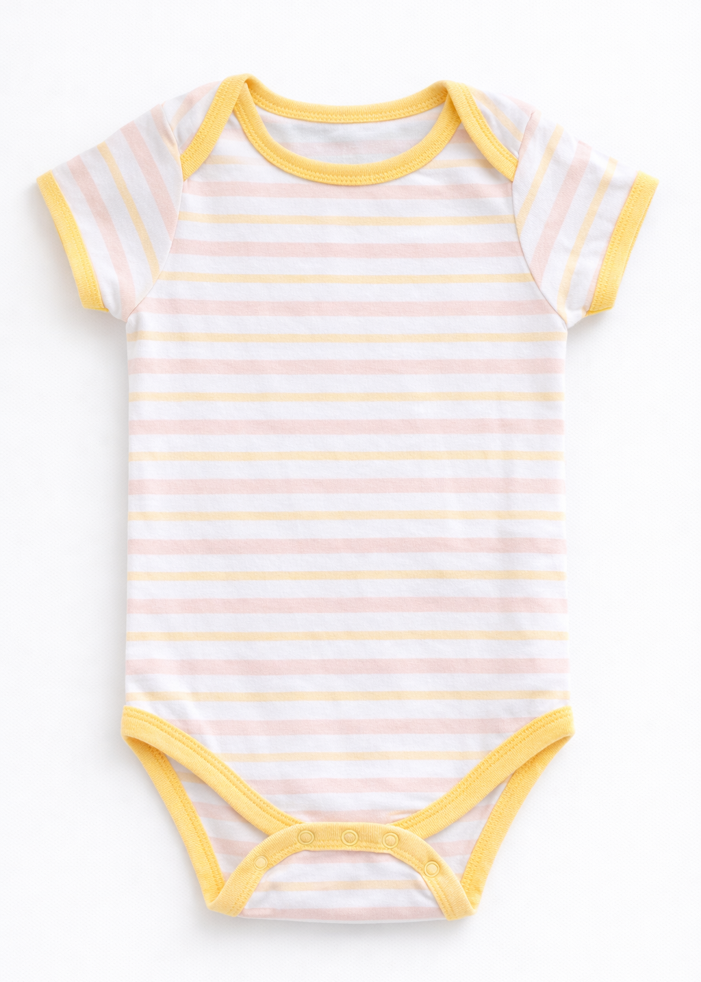 Kit de Mamelucos Manga Corta para Bebé Niña – 5 Piezas (3-6M y 6-9M)