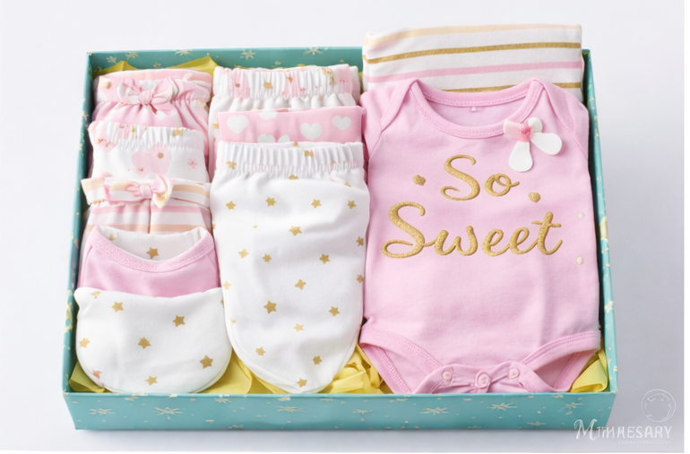 Set de Regalo para Bebé 25 Piezas Rosa – Ropa y Accesorios Esenciales
